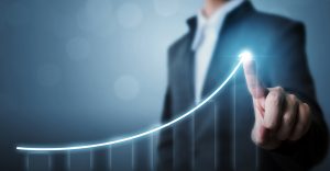 Your Comprehensive Guide to Small Business Cash Flow 2 Business development to success and growing growth concept, Businessman pointing arrow graph corporate future growth plan