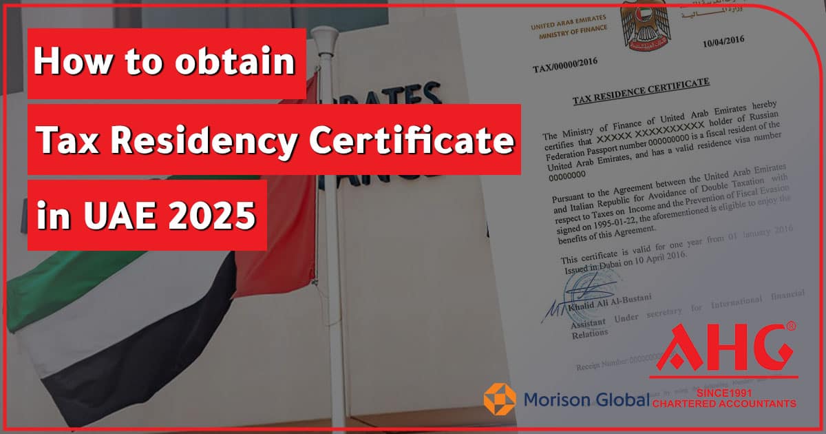 tax residency certificate in UAE 2025