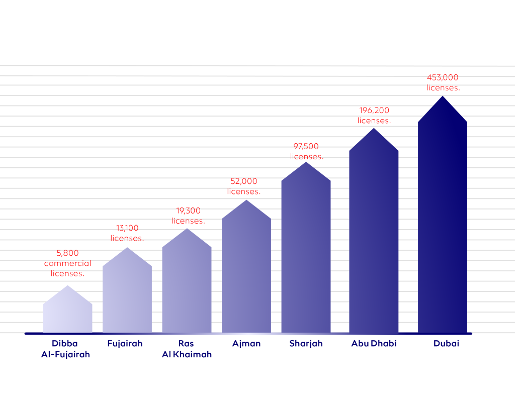 453,000 commercial licenses issued in Dubai